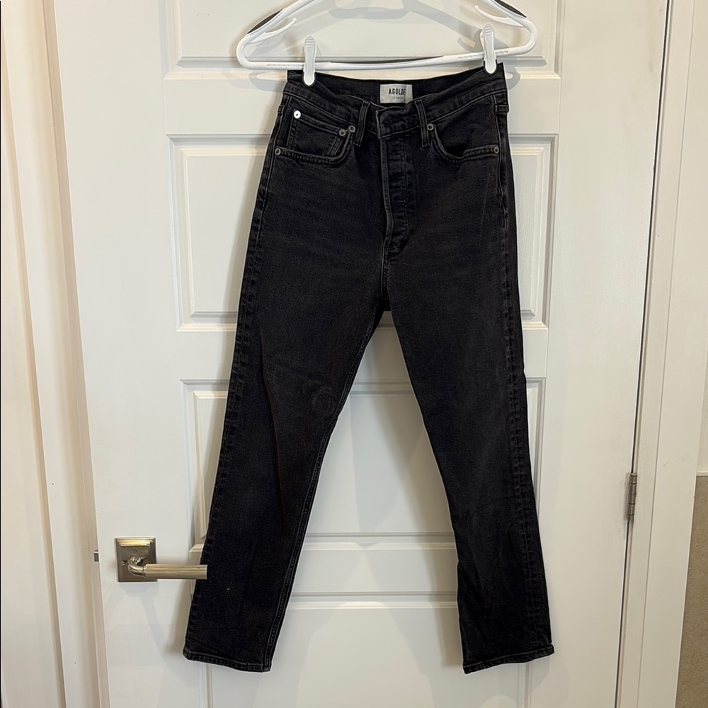 Agolde Black Straight Men's Jeans